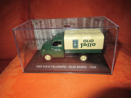 DIE CAST 1:43 - FIAT 615 N TELONATO - OLIO SASSO - 1958 - NUOVO IN TECA RIGIDA - Autres & Non Classés