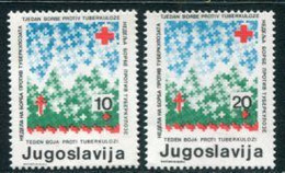 YUGOSLAVIA 1986 Red Cross Anti-Tuberculosis Tax 10, 20 D. Perforated 13¼:13½ MNH / **. Michel ZZM 119C, 122C - Wohlfahrtsmarken