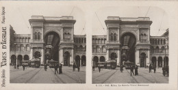 Milan La Galerie Victor Emmanuel - Stereoscope Cards