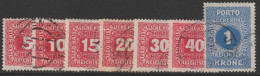 Österreich Porto 1916 ANK/Mi: 47-55 Lot° USED [47-55o] - Portomarken