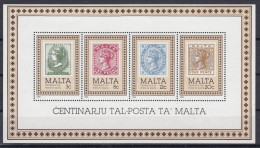 Malta 1985 - CENTENAIRE De La POSTE  - MNH - Posta