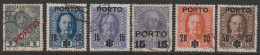 Österreich Porto 1916 ANK/Mi: 58-63° USED [58-63o] - Portomarken