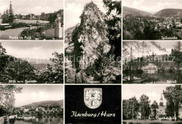 72700928 Ilsenburg Harz Schloss Goetheschule Blick Vom Ilsestein Park  Ilsenburg - Ilsenburg