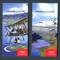 RC 27053 ISLANDE COTE 18€ N° C1162 / C1164 AVIONS SERVICES AERIENS ISLANDAIS CARNETS COMPLETS NEUF ** MNH - Libretti