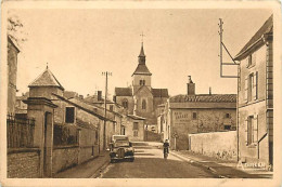 -dpts Div.-ref-BM601- Haute Marne - Doulevant Le Château - Rue Basse Et Eglise - Publicité Auto Garage Renault - Voiture - Doulevant-le-Château