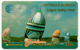 Antigua & Barbuda - Antigua Sailing Week $10 - 13CATA (white Strip) - Antigua U. Barbuda