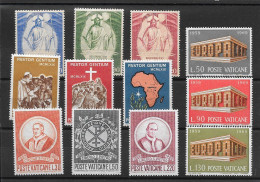 Vatican Année Complète/year Complete N°485 à/to 496 12 TP/PS 1969 ** - Full Years