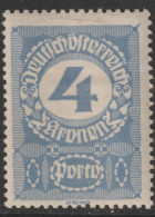 Österreich Porto 1919 ANK/Mi: 88* MLH [88x] - Portomarken