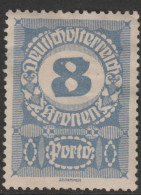 Österreich Porto 1919 ANK/Mi: 90* MLH [90x] - Portomarken