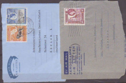KENYA. 1956/two Fronts Air-letters. - Kenya & Ouganda
