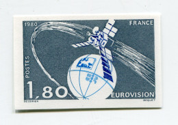 FRANCE N°2073 ** NON DENTELE EUROVISION - 1971-1980