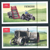 RC 27056 ISLANDE COTE 21€ N° C1122 / C1124 TRACTEURS INSTRUMENTS AGRICOLES ANCIENS CARNETS COMPLETS NEUF ** MNH - Booklets