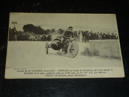 COURSE DU MONT-VENTOUX (Aout 1922) - Bernard Au Virage De St-Estève - Sur Un Side-car Indian Standard...- 38 ISERE (D-F) - Motorcycle Sport