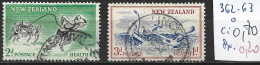 NOUVELLE-ZELANDE 362-63 Oblitérés Côte 0.80 € - Used Stamps