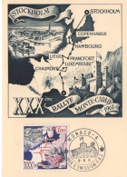 Monaco - Monte-Carlo Rallye 1961 -  Route De Stockholm - FDC Prémier Jour - CPM - Rallyes