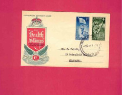 Lettre De 1953 De Nouvelle Zélande - Buy Health Stamps For Children's Camps - Covers & Documents