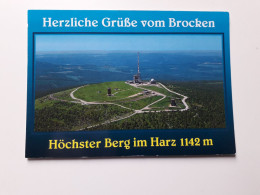 Höchster Berg Im Harz Der Broken 1142 M - Schierke