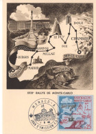 Monaco - Monte-Carlo Rallye 1960 -  Route De Lisbonne - Carte Maximum FDC Prémier Jour - CPM - Automobile