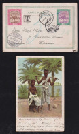 Sudan 1902 Picture Postcard WADI HALFA X DRESDEN Germany Postage Due - Sudan (...-1951)