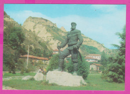 Delcampe - 309013 / Bulgaria - Melnik Town  - The Monument To Yane Sandanski , The Sculptor Krum Dermendzhiev 1979 PC Bulgarie - Monumentos