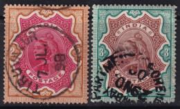 India, 1892-99  Y&T. 49, 50, - 1882-1901 Keizerrijk