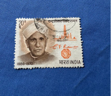 India 1971 Michel 532 C. V. Raman - Usati