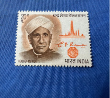 India 1971 Michel 532 C. V. Raman MNH - Unused Stamps