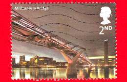 INGHILTERRA - GB - GRAN BRETAGNA - Usato - 2002 - Ponti Di Londra - Millennium Bridge - 2nd (19 P) - Gebraucht