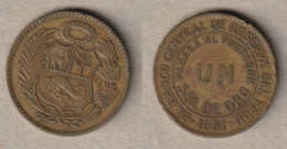 02334) Peru, 1 Sol 1951 - Peru
