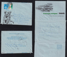 Kenya 1973 Advertising Aerogram NAIROBI X HOF Germany Treetops Outspan Hotel Baby Lion - Kenya (1963-...)