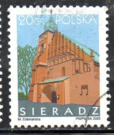 POLONIA POLAND POLSKA 2005 ALL SAINTS COLLEGIATE CHURCH SIERADZ 20g USED USATO OBLITERE' - Used Stamps