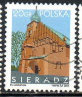 POLONIA POLAND POLSKA 2005 ALL SAINTS COLLEGIATE CHURCH SIERADZ 20g USED USATO OBLITERE' - Usati