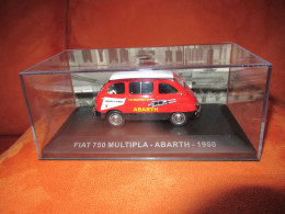 DIE CAST 1:43 - FIAT 750 MULTIPLA - ABARTH - 1960 - NUOVO IN TECA RIGIDA - Autres & Non Classés