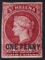 Isla Sta. Helena, 1863  Y&T. 3, (*) - Saint Helena Island