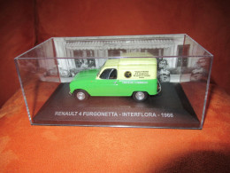 DIE CAST 1:43 - RENAULT 4 FURGONETTA - INTERFLORA - 1966 - NUOVO IN TECA RIGIDA - Altri & Non Classificati