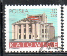 POLONIA POLAND POLSKA 2005 BUILDINGS KATOWICE 30g USED USATO OBLITERE' - Usati