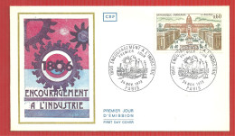 FDC NAPOLEON ENCOURAGEMENT A  L'INDUSTRIE 24 11 1973 PARIS - Napoleón