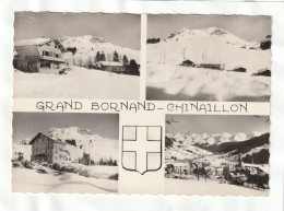 CPM. 15 X 10,5 -  GRAND  BORNAND  CHINAILLON  (multivues) - Le Grand Bornand