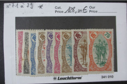 COLONIES CÔTE DES SOMALIS N°71 à 79 NEUF* TB COTE 128 EUROS VOIR SCANS - Unused Stamps