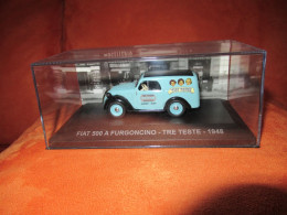 DIE CAST 1:43 - FIAT 500 A FURGONCINO - TRE TESTE - 1948 - NUOVO IN TECA RIGIDA - Autres & Non Classés