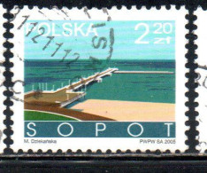 POLONIA POLAND POLSKA 2005 BALTIC SHORE SOPOT 2.20z USED USATO OBLITERE' - Oblitérés