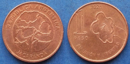 ARGENTINA - 1 Peso 2020 "Jacaranda" KM# 186 Monetary Reform (1992) - Edelweiss Coins - Argentinië