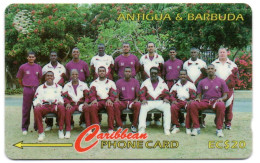 Antigua & Barbuda - 1996 West Indies' Cricket Team -145CATB (with Ø) - Antigua E Barbuda