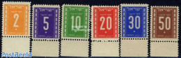 Israel 1949 Postage Due 6v, Mint NH - Other & Unclassified