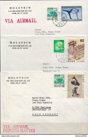 Postal History: 3 Japan Covers - Brieven En Documenten