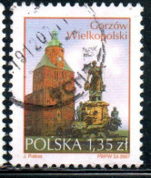 POLONIA POLAND POLSKA 2007 CATHEDRAL OF THE ASSUMPTION PAUKSCH FOUNTAIN GORZOW WIELKOPOLSKI 1.35z USED USATO OBLITERE' - Usados