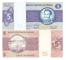 BRAZIL 5 CRUZEIROS ND 1970/1979 P-192b UNC - Brazil