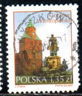 POLONIA POLAND POLSKA 2007 CATHEDRAL OF THE ASSUMPTION PAUKSCH FOUNTAIN GORZOW WIELKOPOLSKI 1.35z USED USATO OBLITERE' - Gebruikt