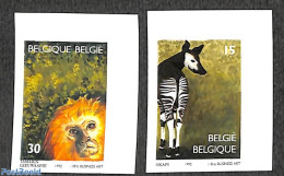 Belgium 1992 Antwerp Zoo 2v, Imperforated, Mint NH, Nature - Animals (others & Mixed) - Monkeys - Nuevos