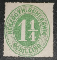 Old Germany, Schleswig 1 1/4 Schilling 1865 MH Michel 9, Expert Inspected And Signed - Schleswig-Holstein